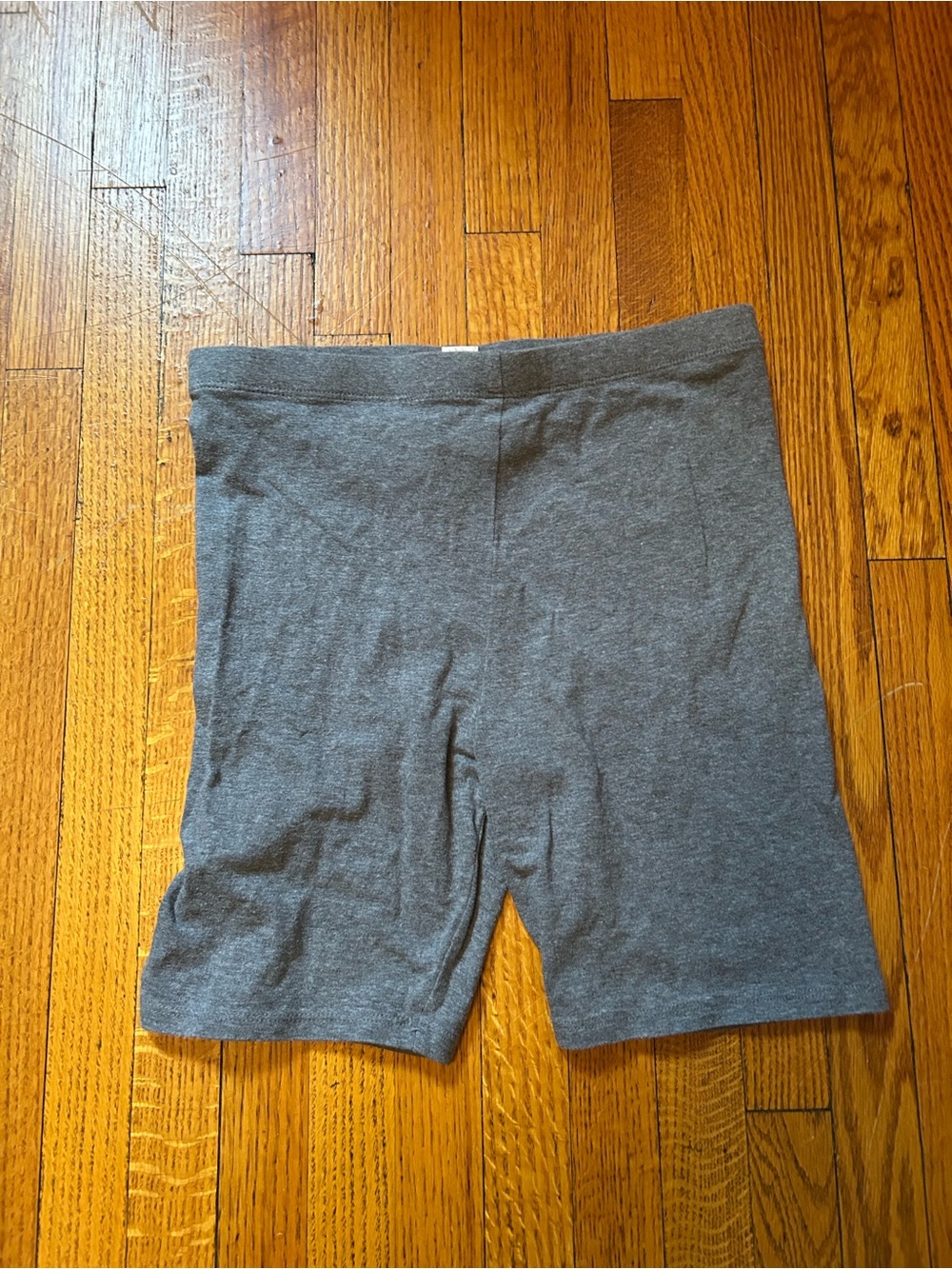 Forever 21 Charcoal Gray Knit Bike Shorts